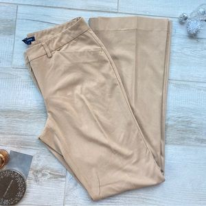 Boston Proper women’s pants Khaki beige cream soft business straight leg size 8